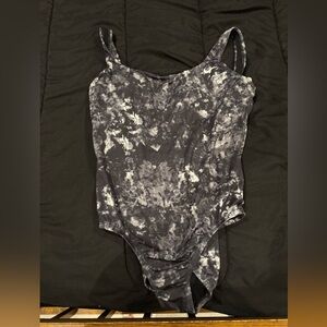 Nike One Piece Swimsuit - Black and White